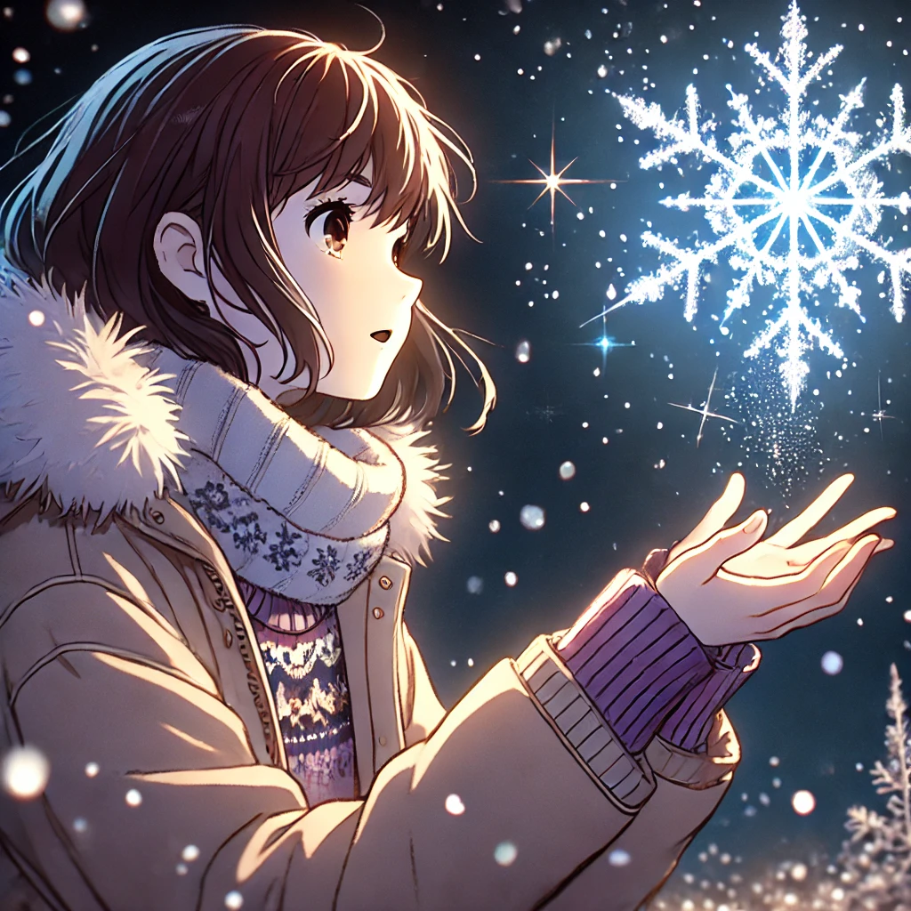 A Magical Snowflake Descends