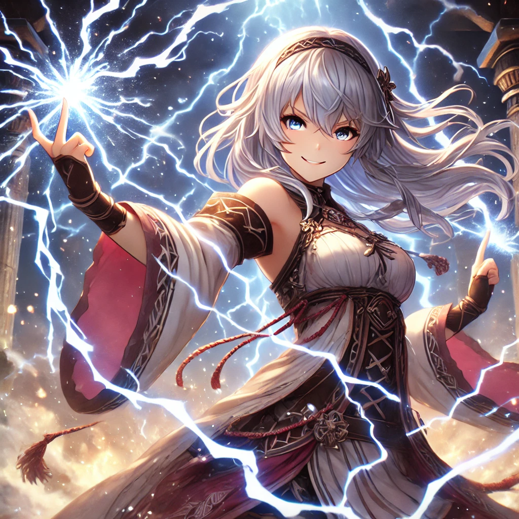 Unleashing Thunder: A Girl’s Epic Mastery of Lightning Magic