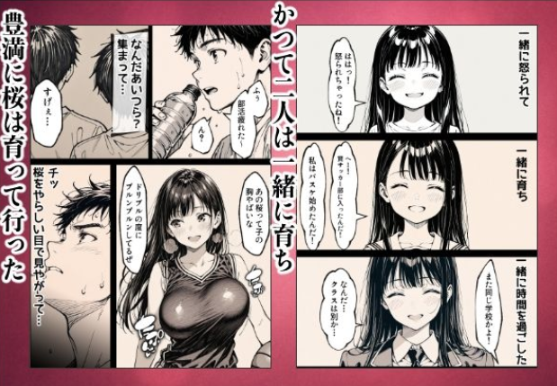 好きだと言えずに目の前で奪われた幼なじみに風俗で再開する話