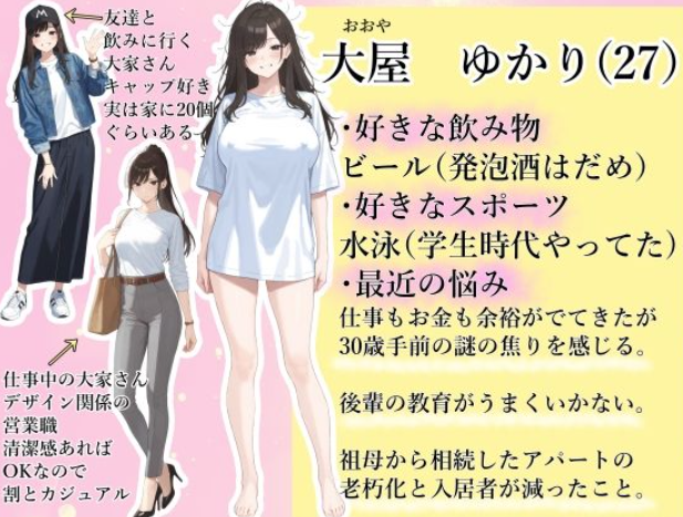 チン体契約 欲求不満限界アラサー大家にチンポを請求される