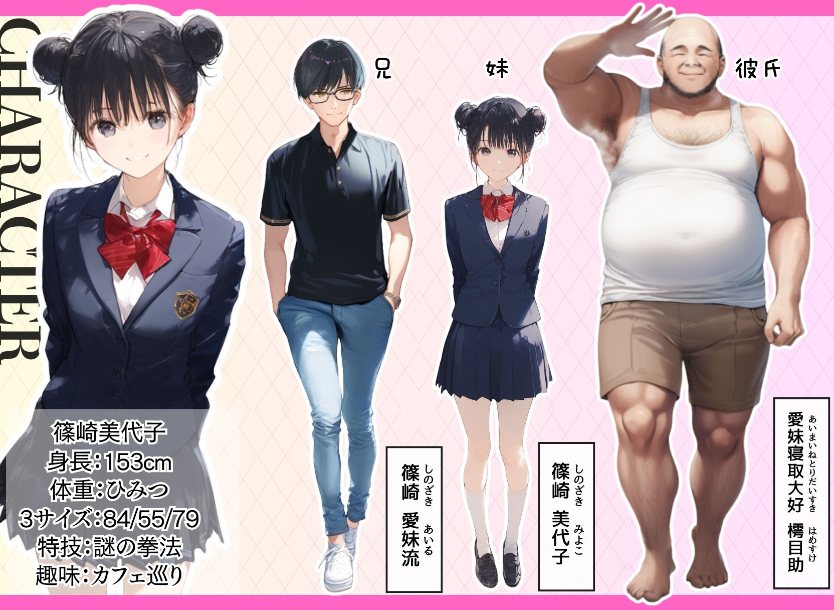 世界一かわいい俺の妹が突然連れてきた彼氏（おじさん）と超特濃種付けセックスをしていた件