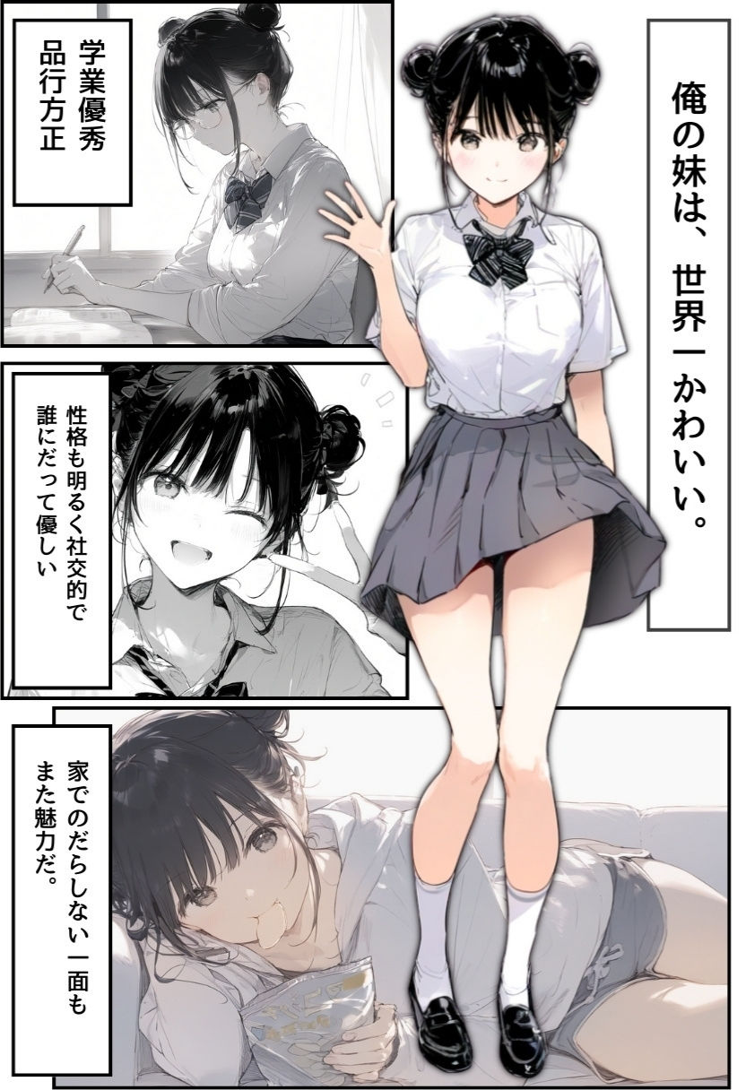 世界一かわいい俺の妹が突然連れてきた彼氏（おじさん）と超特濃種付けセックスをしていた件