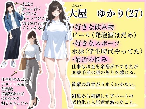 チン体契約 欲求不満限界アラサー大家にチンポを請求される