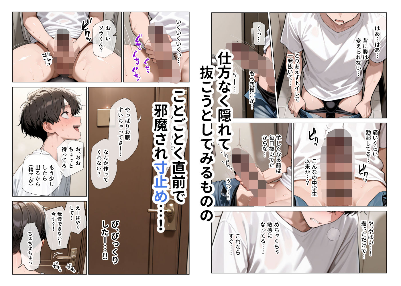 オナ禁チンポを寸止め手コキフェラでパンパンにしたあと高速杭打ち騎乗位で心情代弁しながら搾り取ってくる姪っ子に困り果ててます
