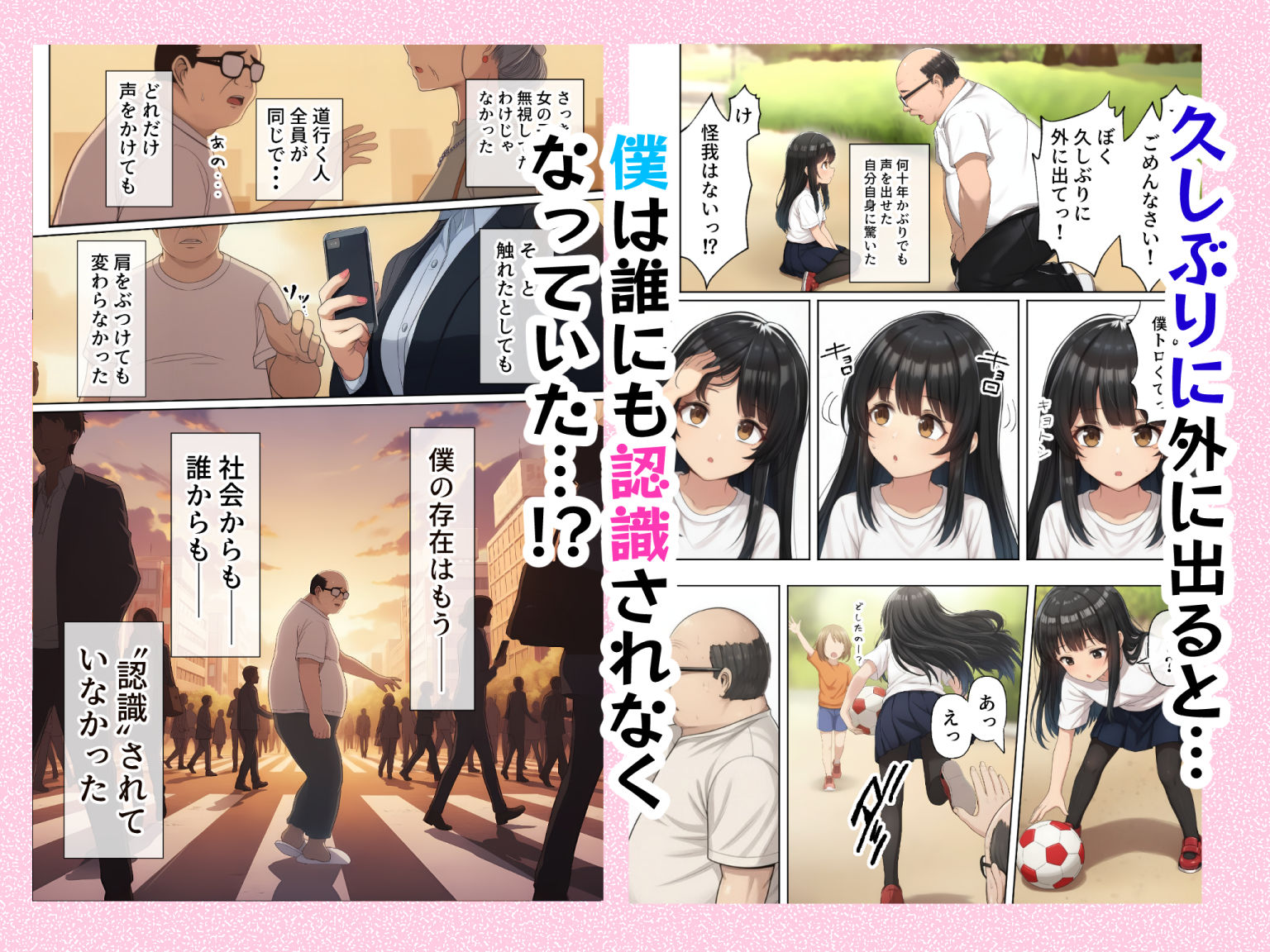 ダレニモミエナイ