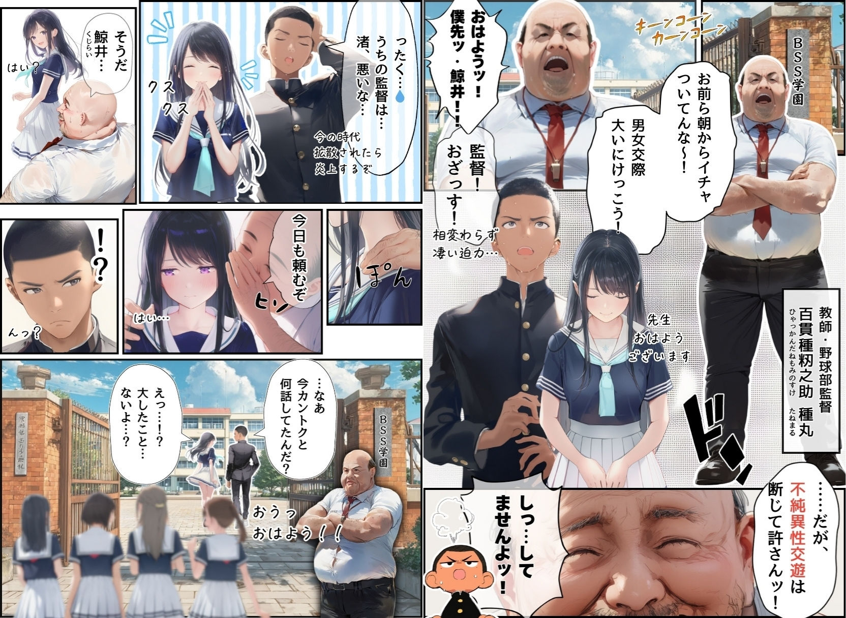 想いを寄せていた幼馴染みが中年メタボ教師（BMI40）と肉体関係だった件