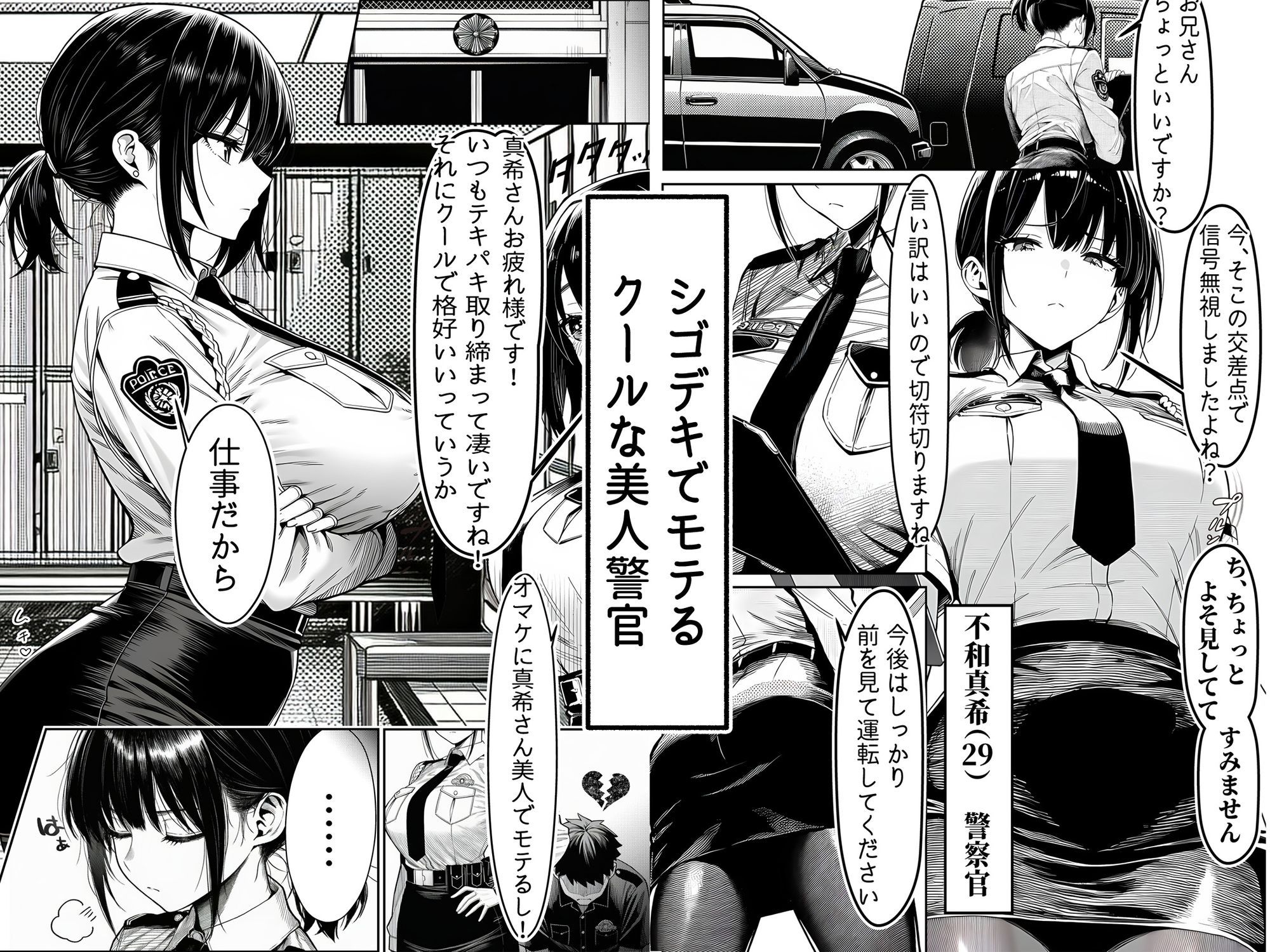 女性警察官（29歳）が、チンピラのチンポに逆取り調べをされて
