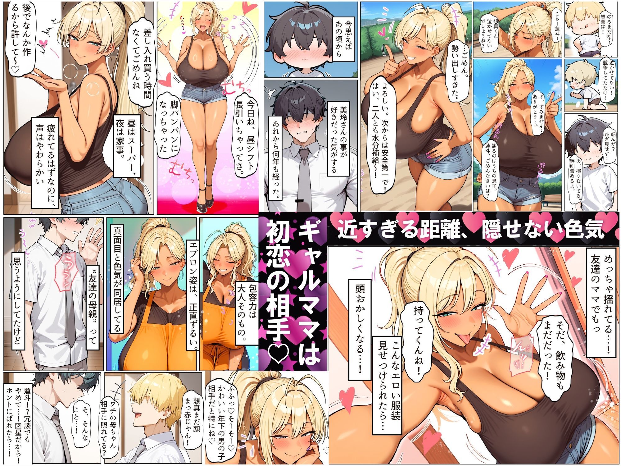 友達の爆乳ギャルママと本気の孕ませ交尾するまで〜ずっと好きだった幼馴染の母親に子種をたっぷり流し込み（2/10）