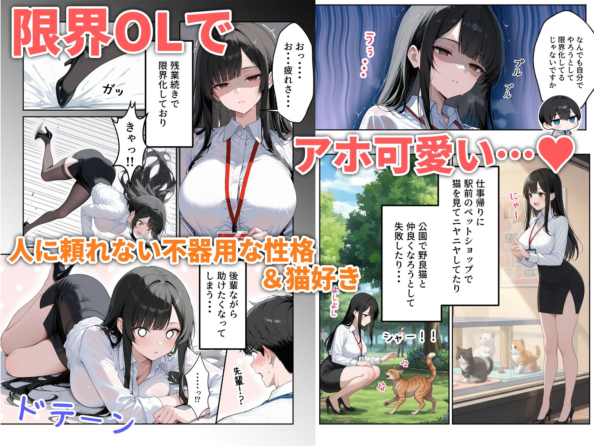 先輩えっち クール系なのにアホ可愛い女上司をお持ち帰りした話