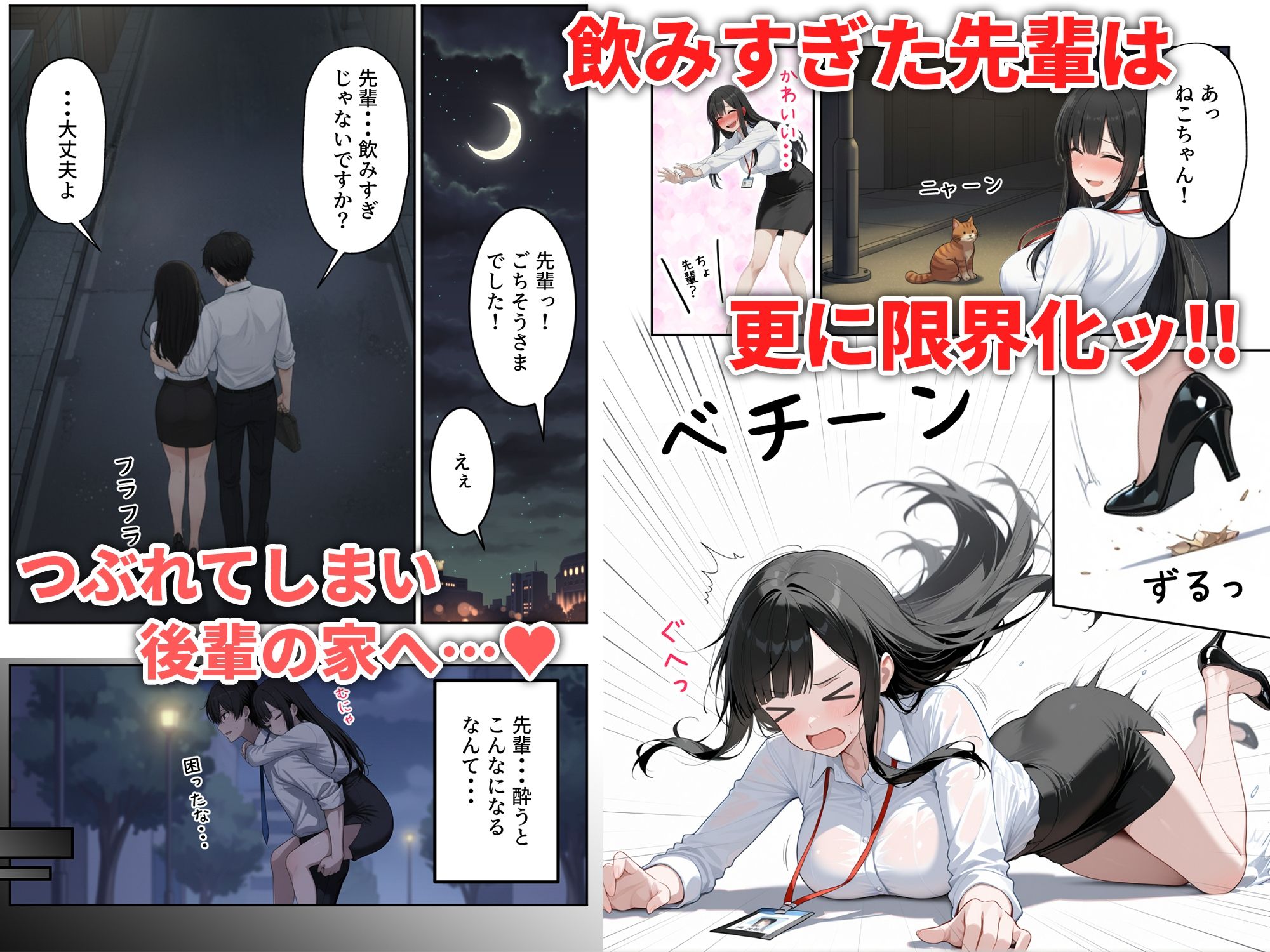 先輩えっち クール系なのにアホ可愛い女上司をお持ち帰りした話