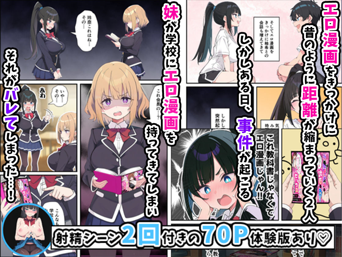 みんなの憧れの生徒会長である妹がエロ漫画大好きな変態だと発覚したので 濃厚あまあまセックスした話