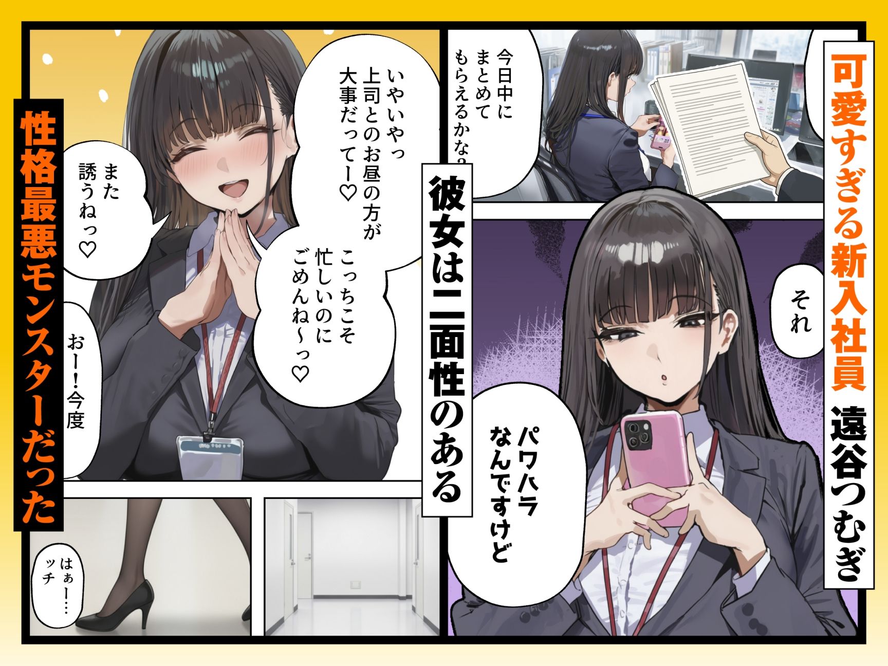 生意気新卒つむぎちゃん 媚薬飲んじゃったせいで嫌いな上司と生ハメセックスしたくてたまらないんだけど!?