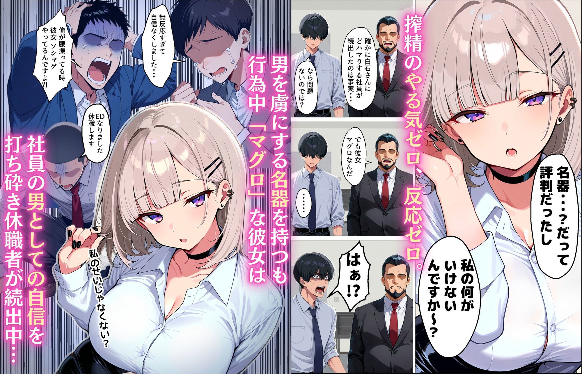 新卒のダウナーギャルが「だる…」って言いながら搾精してくれる話