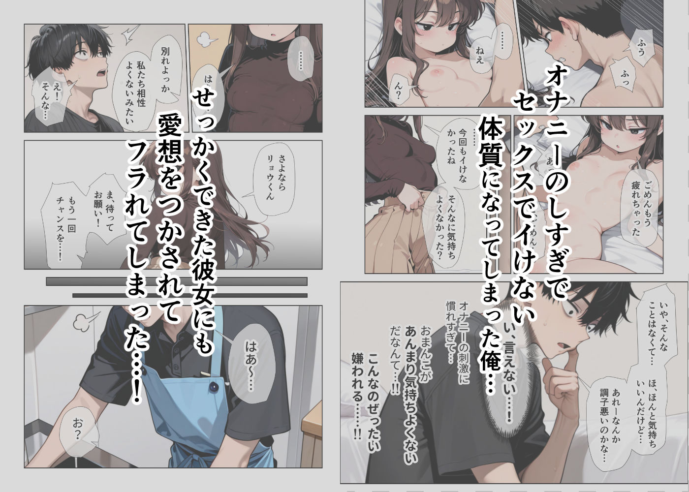 オナニーしすぎて遅漏の俺が先輩の執拗なキスハメと中出し懇願で暴発させられた挙句イキ癖つけられて早漏になっちゃった話