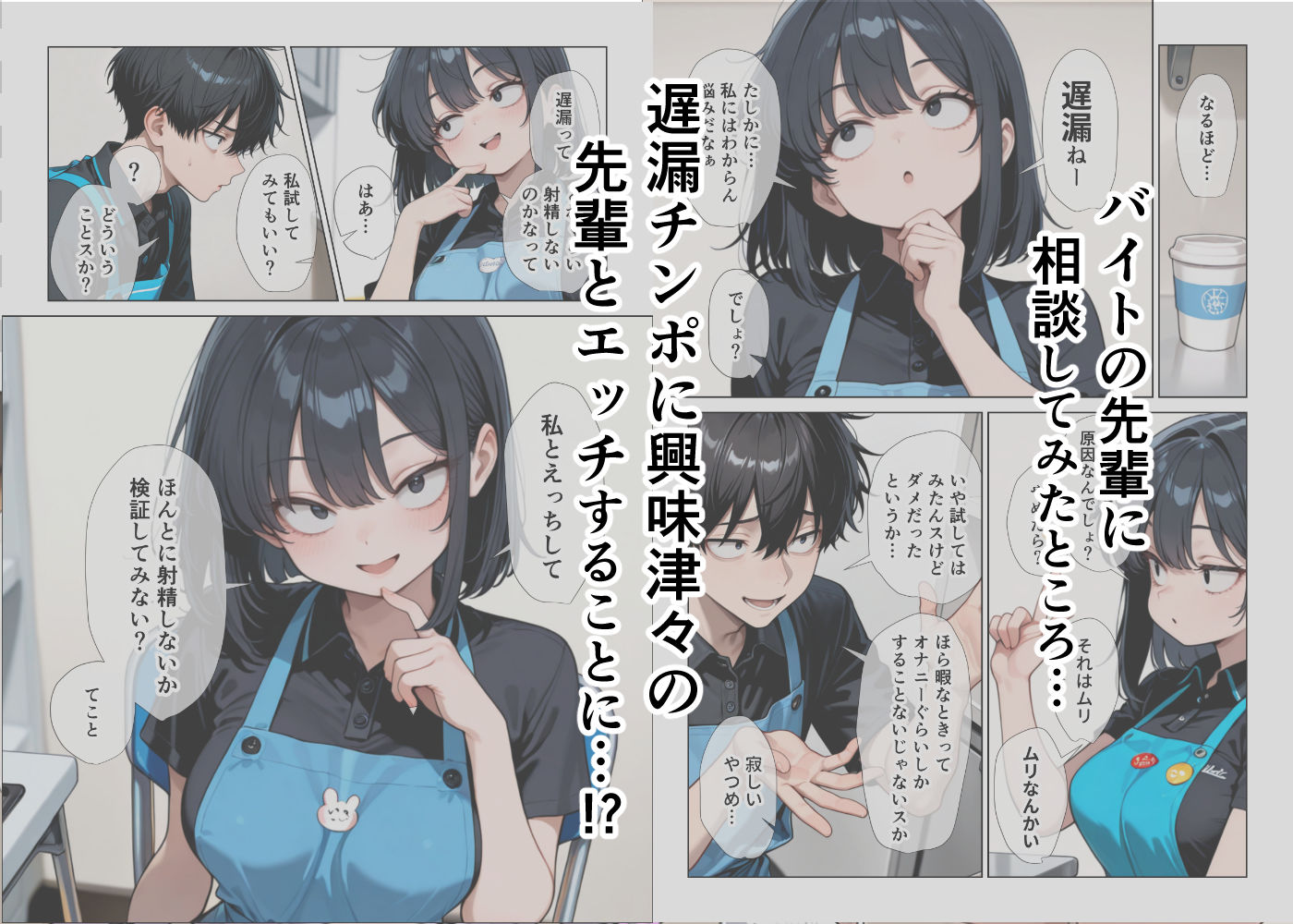 オナニーしすぎて遅漏の俺が先輩の執拗なキスハメと中出し懇願で暴発させられた挙句イキ癖つけられて早漏になっちゃった話