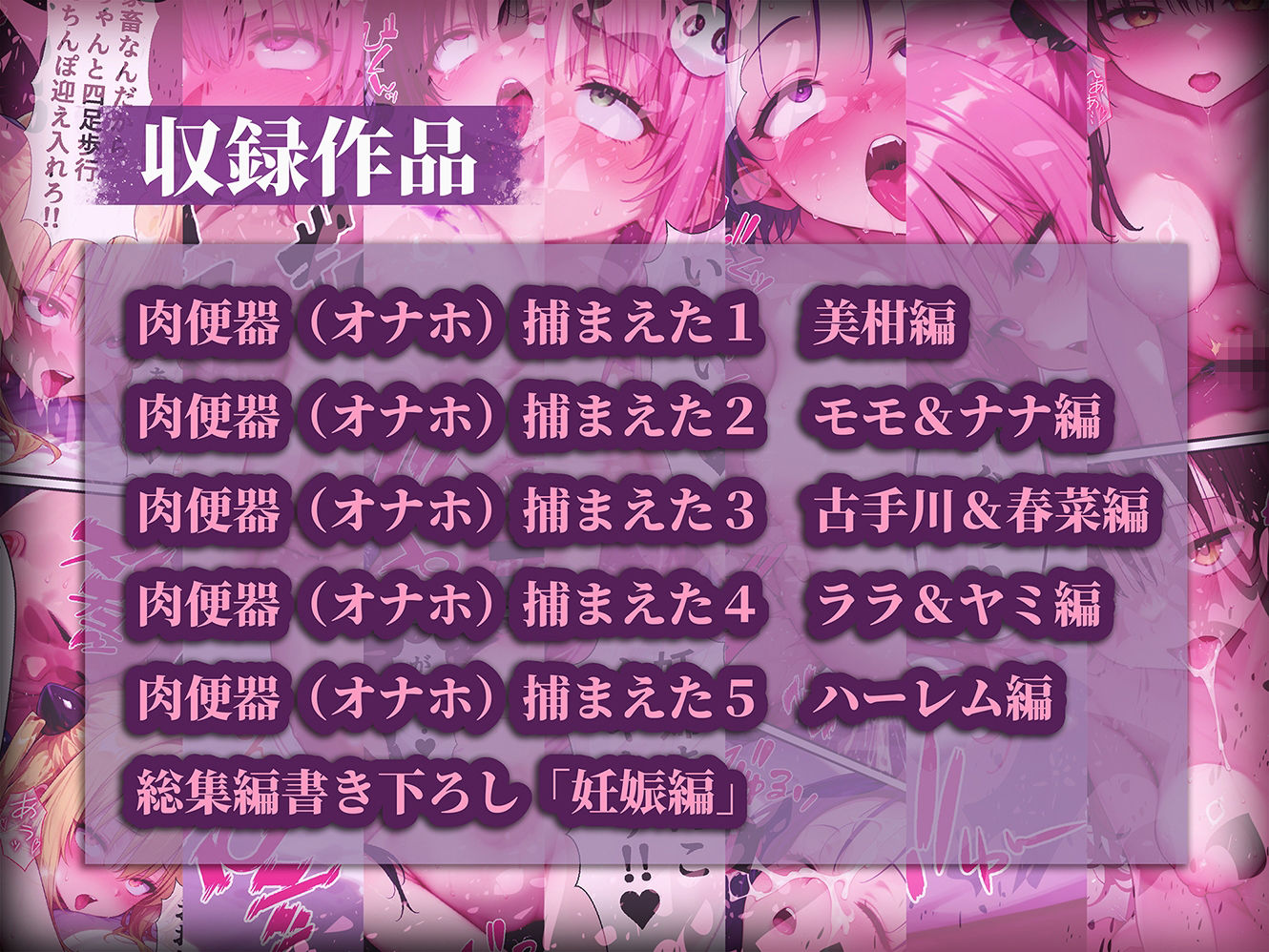 肉便器(オナホ)捕まえた 〜触れて合言葉を言うと生オナホにできるアイテムでヒロインをハントして処女に無責任中出しをキメる〜 総集編