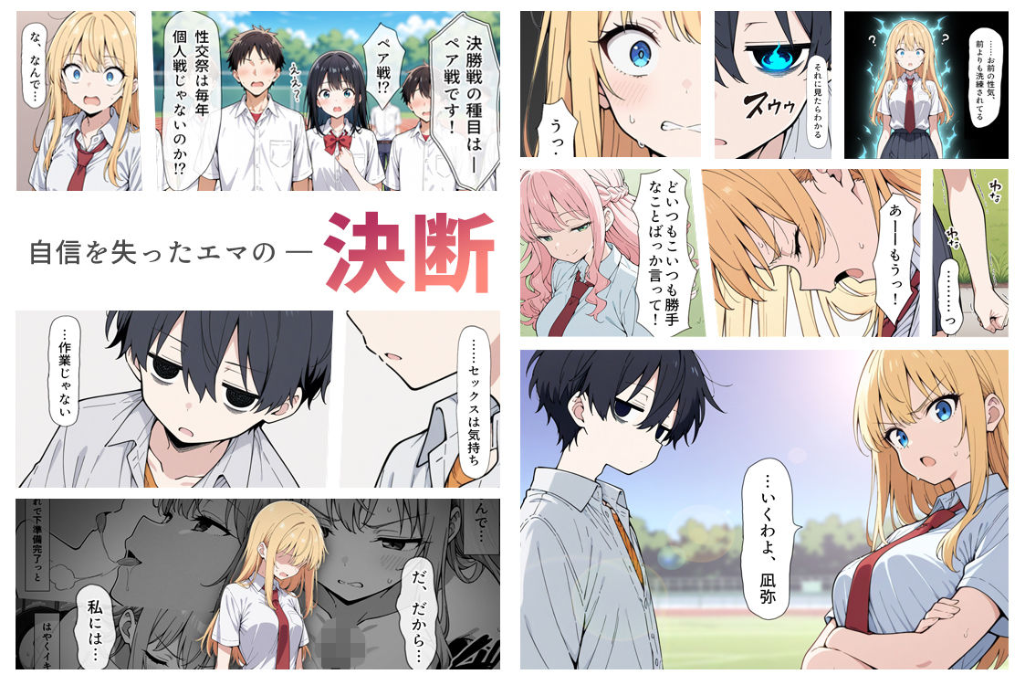 陰キャ転校生はセックス最強 - クラス代表の座を奪われた私 -