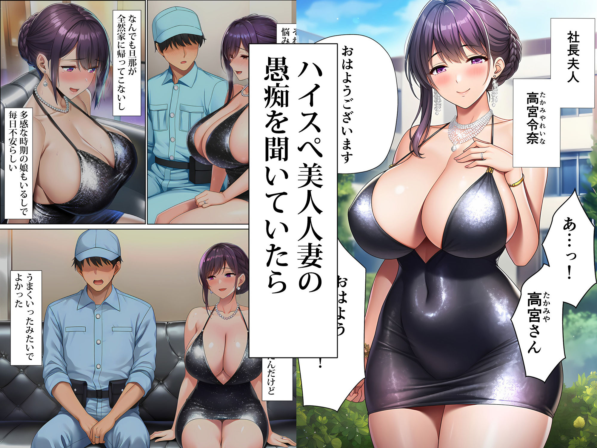 超高級マンション清掃員の俺、仕事ついでにハイスペ美人居住者たちの愚痴を聞いていたら完全合意の中出しハーレム生活を送ってしまう