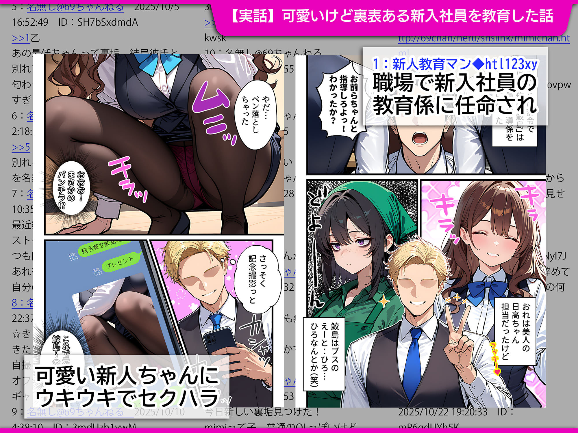 地味でブスだと思ってた新人清掃員の裏垢特定 粘着SEXで彼氏と別れさせた物語 裏ルート