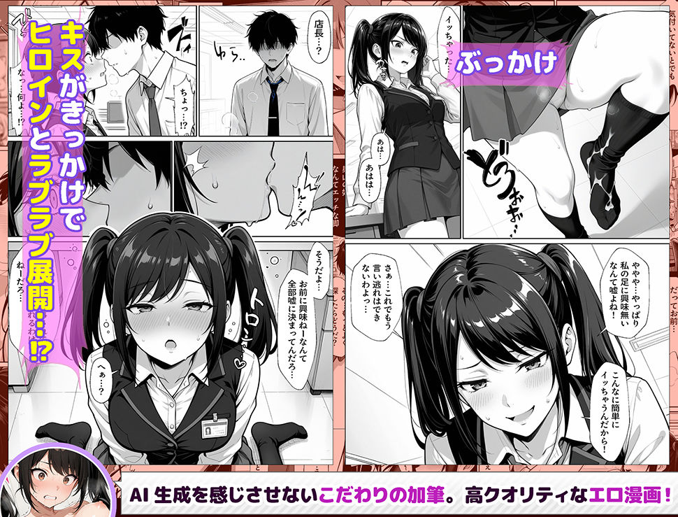 パチンコ店長の俺。女子スタッフのシコい足で毎日脳汁出してたらイチャラブSEXする事になった！〜ただし時々殴られる〜
