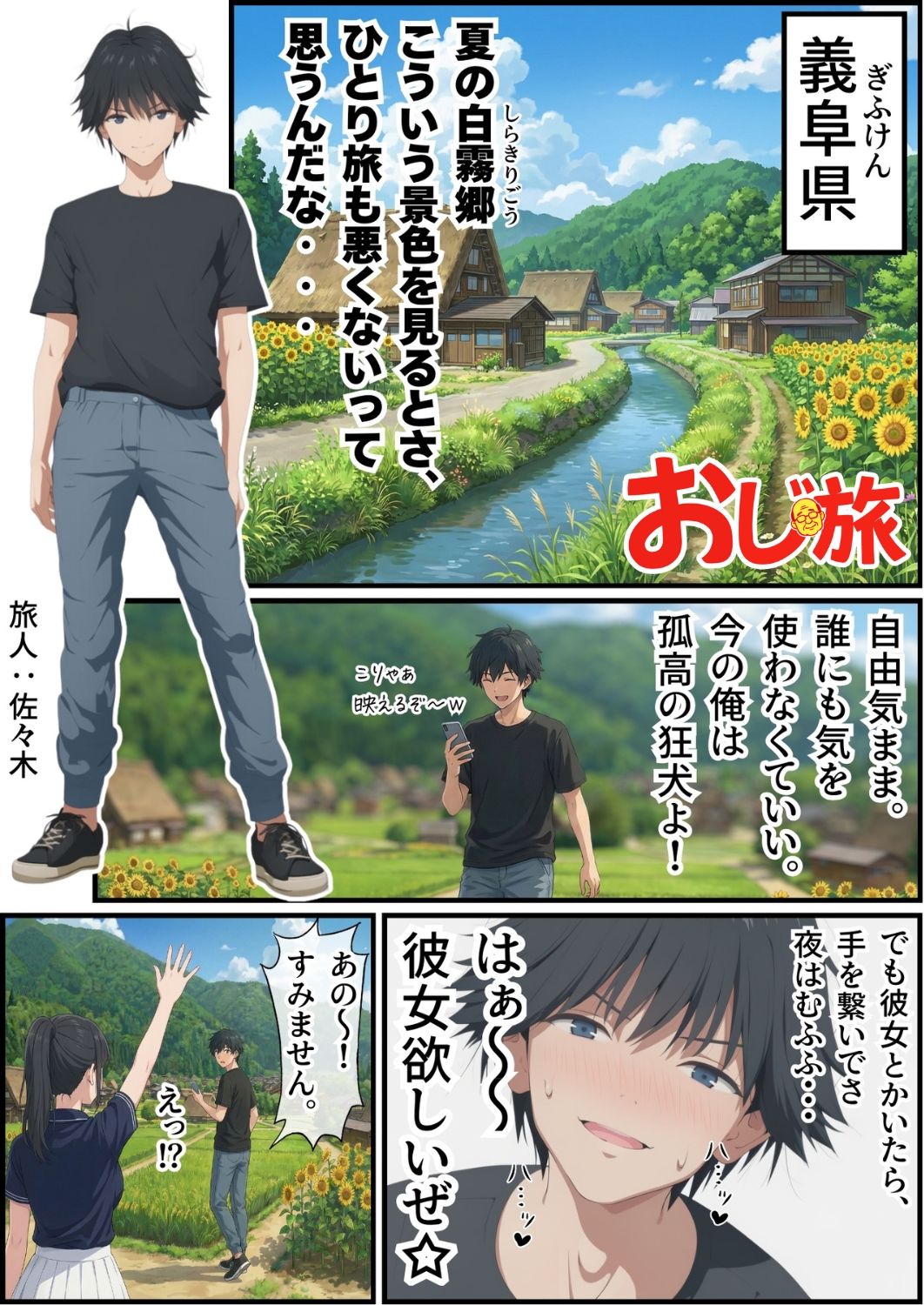 【義阜編】おじさん、私を旅に連れてって